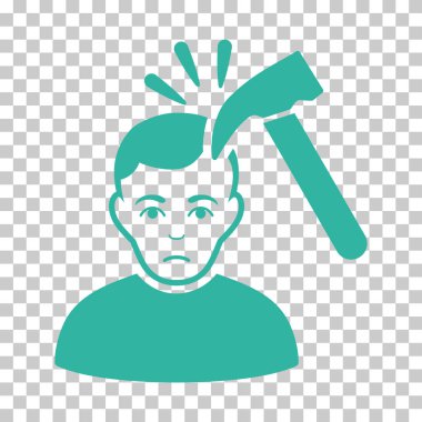 Cinayet çekiç vektör simgesi olan