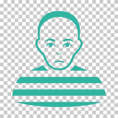 Mahkum vektör simgesi