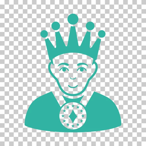 Koning Vector Icon — Stockvector