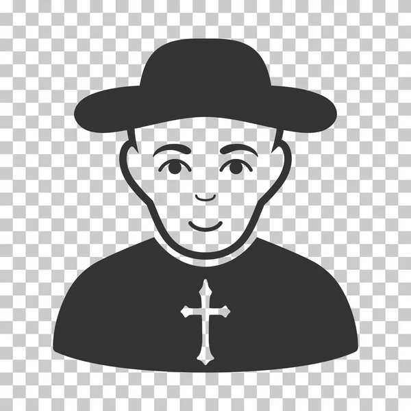 Christian Priest Vector Icon — Stock Vector
