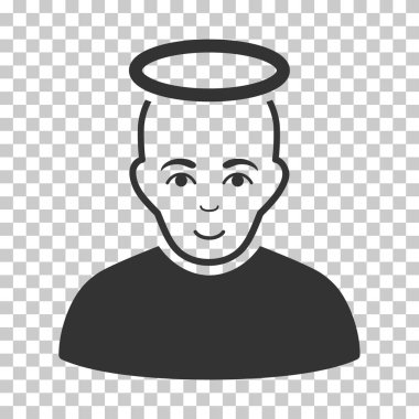 Kutsal adam vektör simgesi