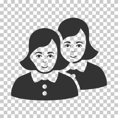 Kadınlar vektör simgesi