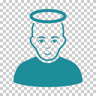 Kutsal adam vektör simgesi