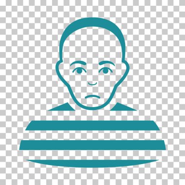 Mahkum vektör simgesi