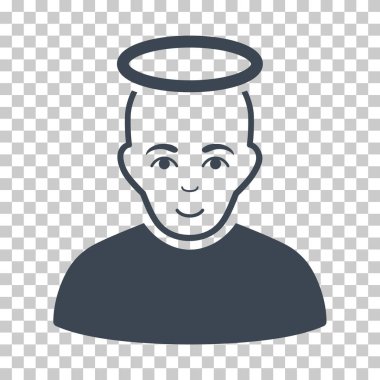 Kutsal adam vektör simgesi