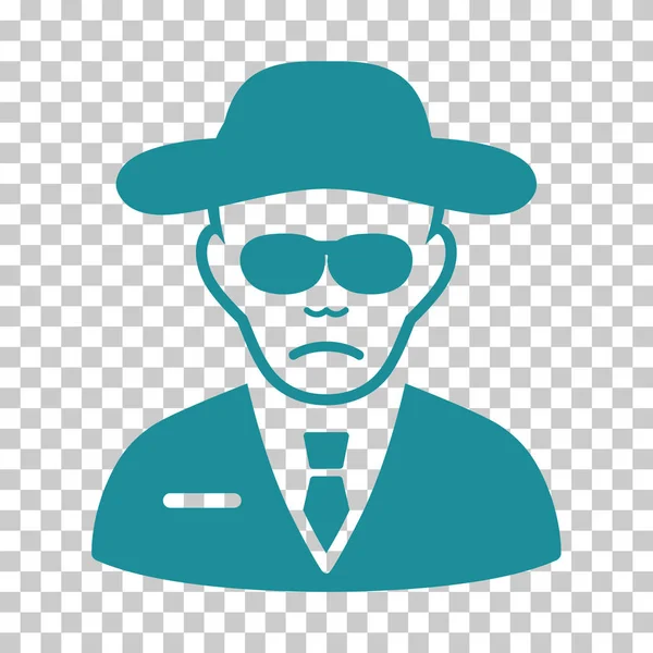 Agente de segurança Vector Icon — Vetor de Stock