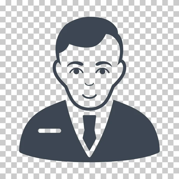 Homme d'affaires icône vectorielle — Image vectorielle