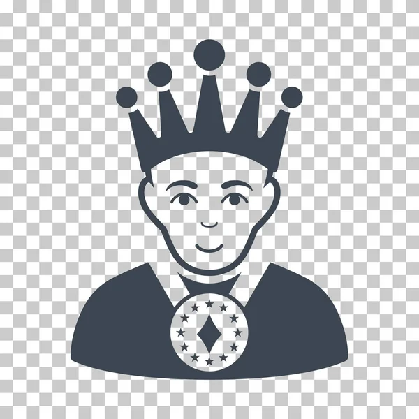 Ícone do Rei Vetor — Vetor de Stock