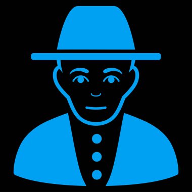 Yahudi düz vektör simgesi