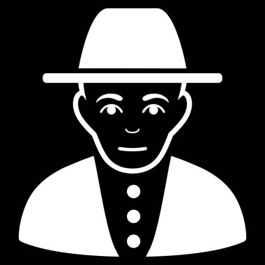 Yahudi düz vektör simgesi