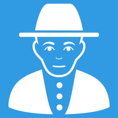 Yahudi düz vektör simgesi