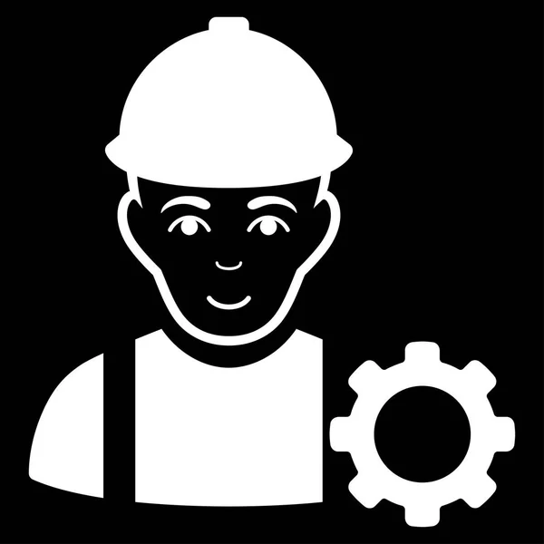 Repairman Flat Vector Icon — Stock Vector