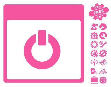 Takvim sayfası vektör simge Bonus ile geçiş