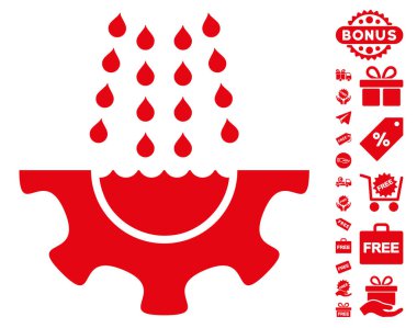 Su duş hizmet dişli simgesini ücretsiz bonus