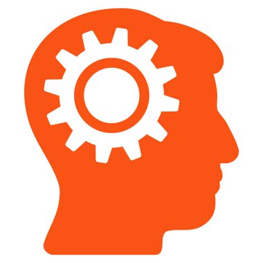 Akıl vites düz simgesi