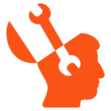 Zihin anahtar araçlar düz simgesine