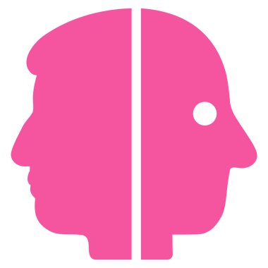 Çift yüzlü düz simgesi