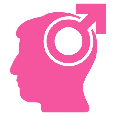 Akıl kudret düz simgesi