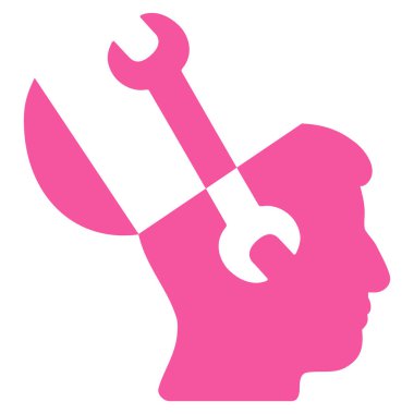 Zihin anahtar araçlar düz simgesine