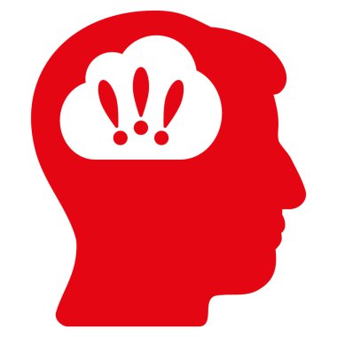 Sorun beyin fırtınası düz simgesi