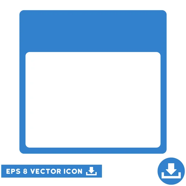 Plantilla de página de calendario Vector Eps icono — Archivo Imágenes Vectoriales