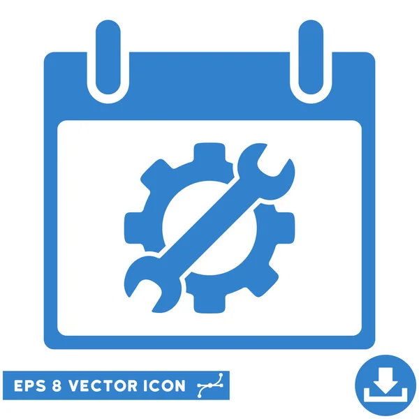 Ferramentas de Configuração Calendário Dia Vector Eps Icon — Vetor de Stock