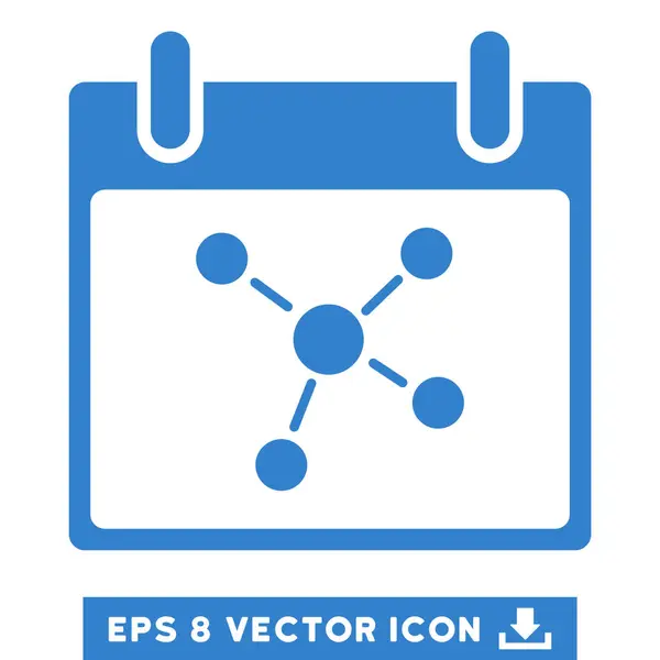 Verbindungen kalendertag vektor eps symbol — Stockvektor