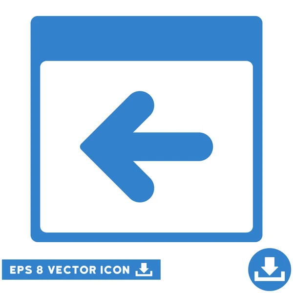 Vorheriger Kalendertag Vektor eps-Symbol — Stockvektor