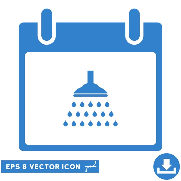 Calendário do chuveiro Dia Vector Eps Ícone — Vetor de Stock
