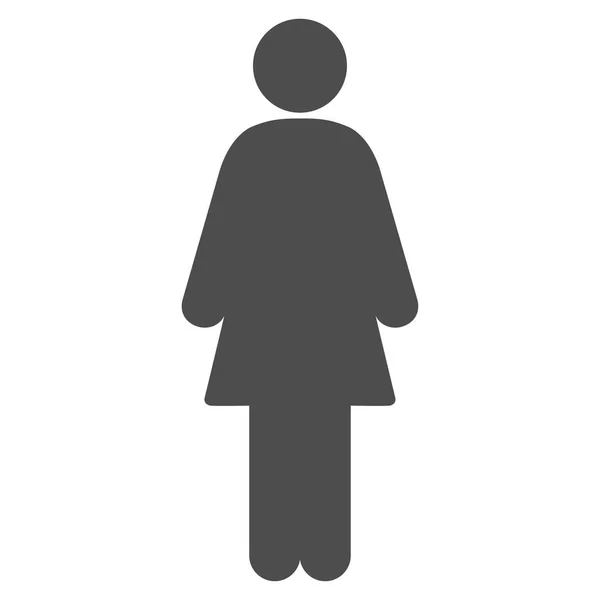 Ženské plochý vektorové ikony — Stockový vektor