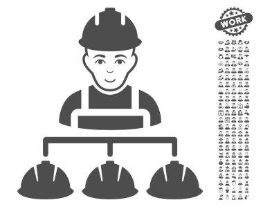 Bonus ile Oluşturucusu yönetimi vektör simgesi