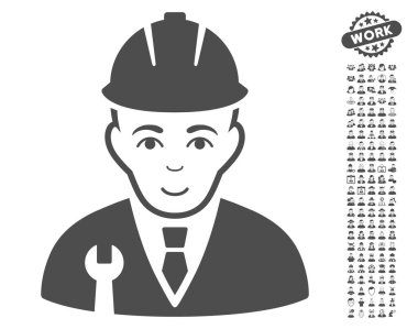 Bonus ile geliştirici vektör simgesi