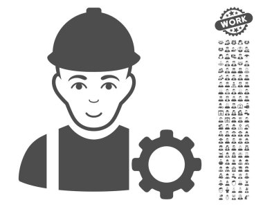 Bonus ile tamirci vektör simgesi