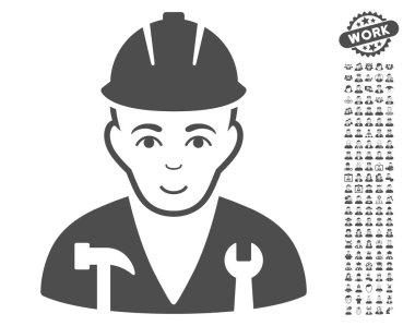 Bonus ile asker vektör simgesi