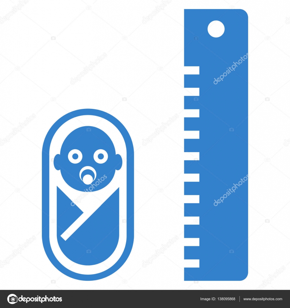 Icone Vectorielle Plate De Taille De Bebe Image Vectorielle Par Ahasoft C Illustration