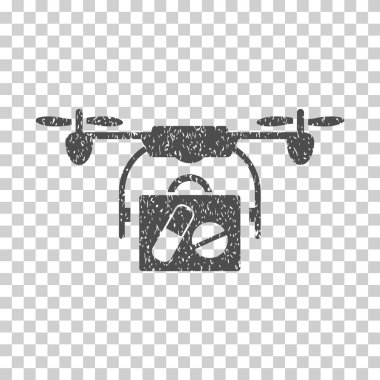 Airdrone eczane teslim grenli doku simgesi