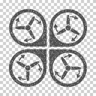 Helikopter vida döndürme grenli doku simgesi