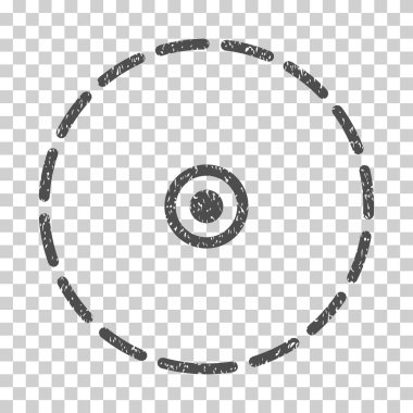 Yuvarlak alan grenli doku simgesi