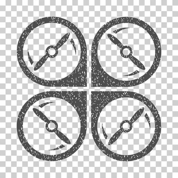 Quadcopter vida döndürme grenli doku simgesi