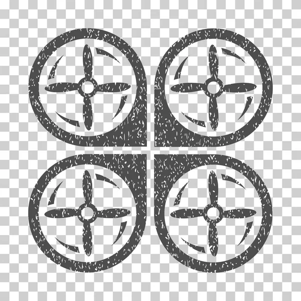 Quadrotor vida döndürme grenli doku simgesi