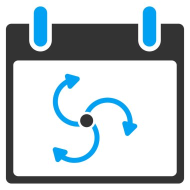 Siklon takvim gün vektör araç çubuğu simgesi