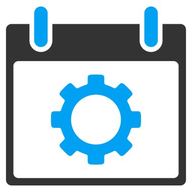 Vites seçenekleri takvim gün vektör araç çubuğu simgesi