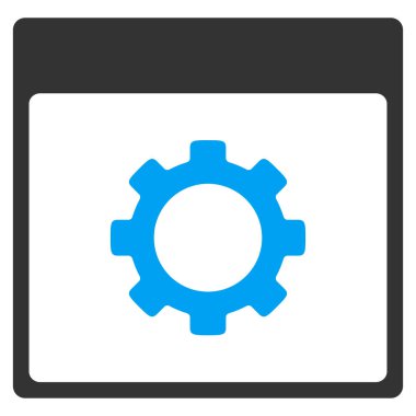 Vites seçenekleri sayfa vektör araç çubuğu simgesi takvimi