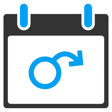 İktidarsızlık takvim gün vektör araç çubuğu simgesi