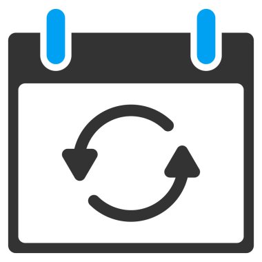 Takvim gün vektör araç çubuğu simgesi Yenile