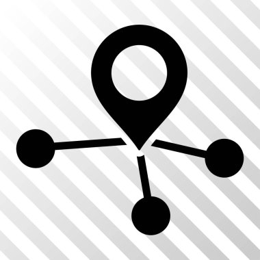 Mekanlar vektör simgesi