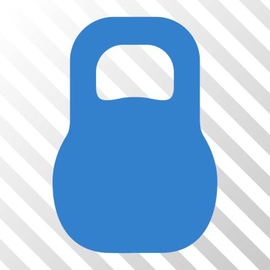 Ağırlık demir vektör simgesi