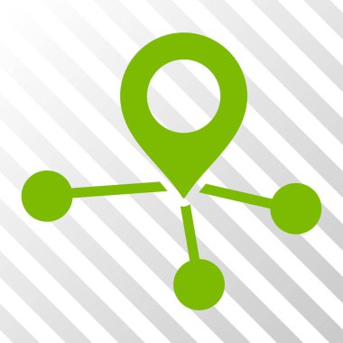 Mekanlar vektör simgesi