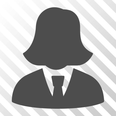 İş kadını vektör simgesi