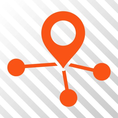 Mekanlar vektör simgesi